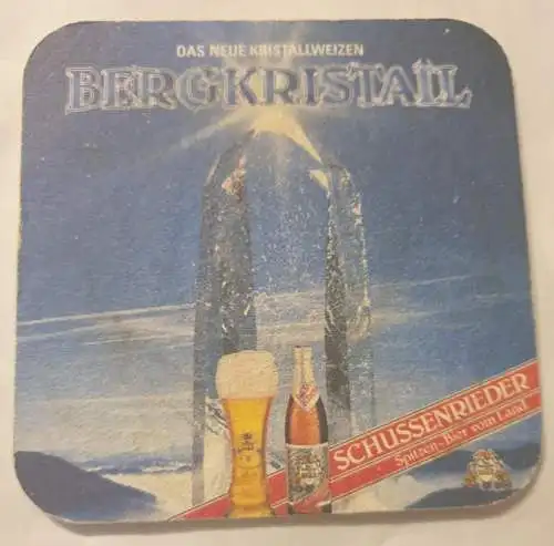 Bierdeckel - Schussenrieder - Bergkristall