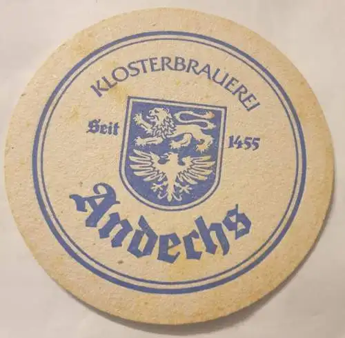 Bierdeckel - Klosterbrauerei Andechs