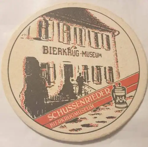 Bierdeckel - Bierkrug Museum Schussenrieder