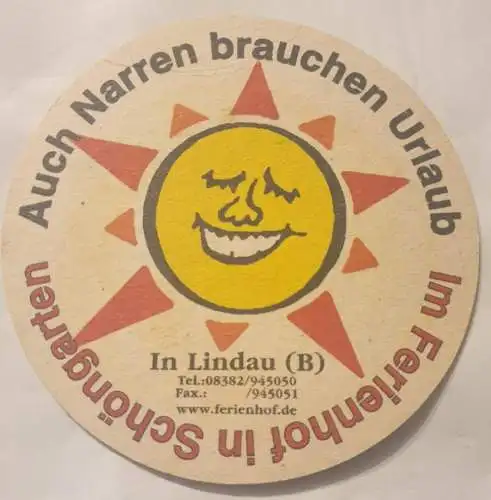 Bierdeckel - 2. Nachtsprung Schönauer Hexen - Lindau Oberreitnau 1999