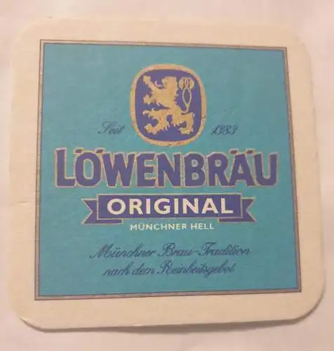 Bierdeckel - Löwenbräu - Premium Pils
