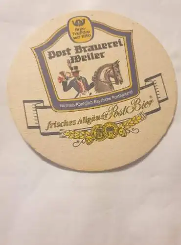 Bierdeckel - Post Brauerei Weiler - 34. Bezirksmusikfest Lindau-Oberreitnau - 1996