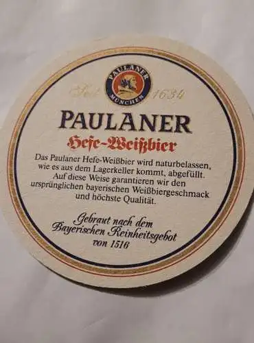 Bierdeckel - Paulaner München