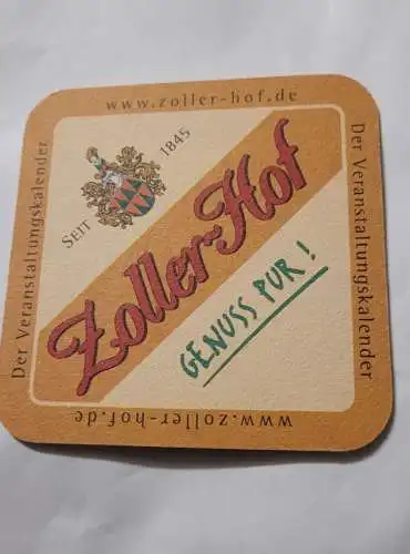 Bierdeckel - Zoller Hof