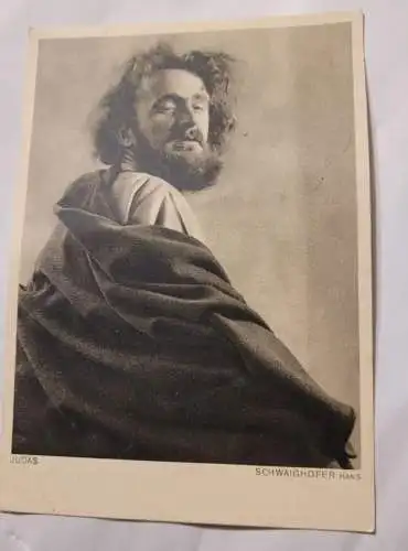 Offizielle Postkarte Passionsspiele 1950 Oberammergau