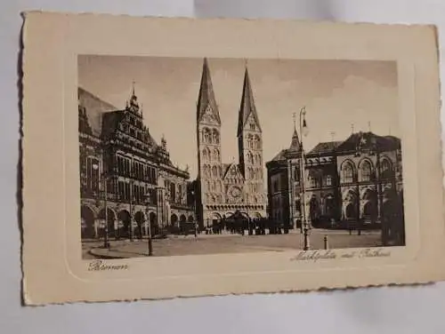 Bremen - Marktplatz mit Rathaus