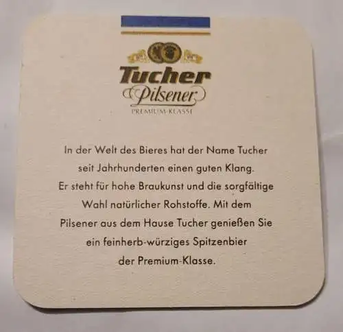 Bierdeckel - Tucher Pilsener