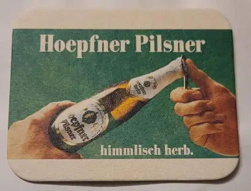 Bierdeckel - Hoepfner Pilsner