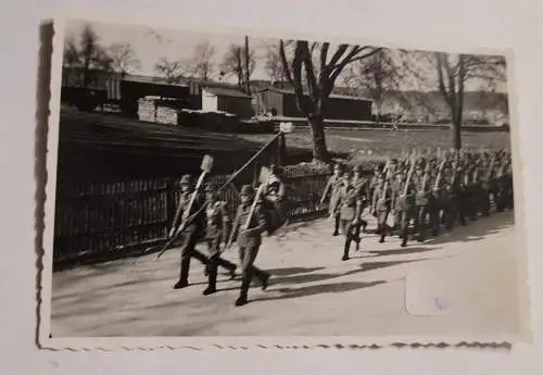 RAD beim Maschieren 1938