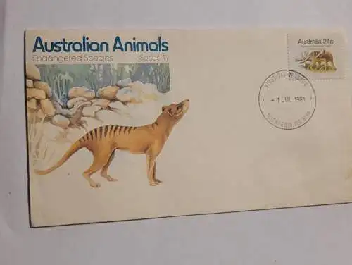 Australian Animals - Tasmanian Tiger