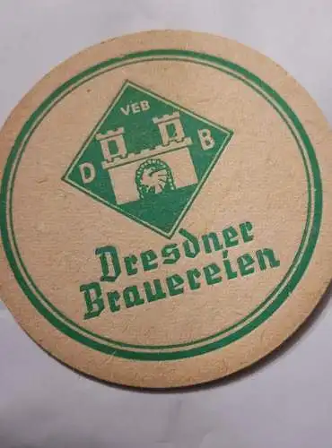 Bierdeckel - VEB Dresdener Brauereien