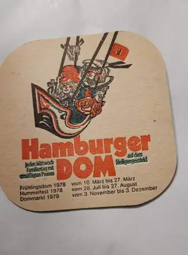 Bierdeckel - Ratsherrn Pils - Hamburger Dom