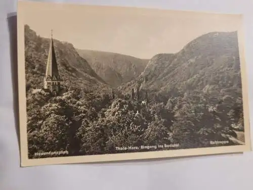 Hexentanzplatz - Thale-Harz - Eingang ins Bodetal - Roßtrappe