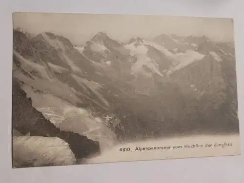 Alpenpanorama vom Hochfirn der Jungfrau
