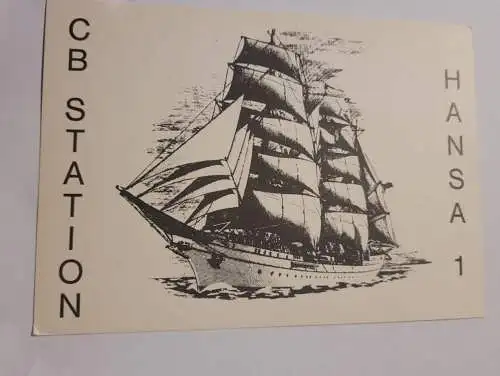 QSL Karte - CB - Station - Hansa1