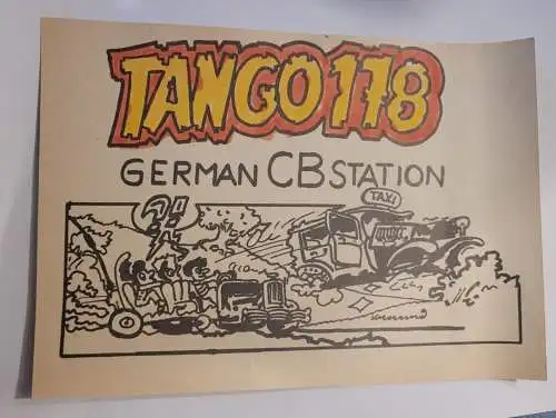 QSL Karte - CB-Station - Tango 18