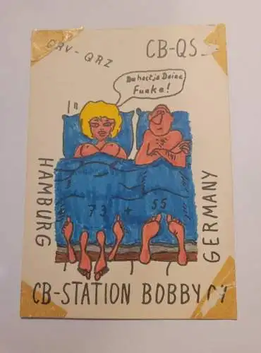 QSL Karte - CB-Station Bobby - Hamburg