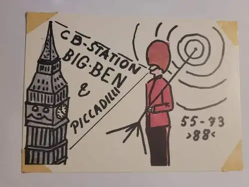 QSL Karte - CB-Station Big Ben & Piccadilli - Essen