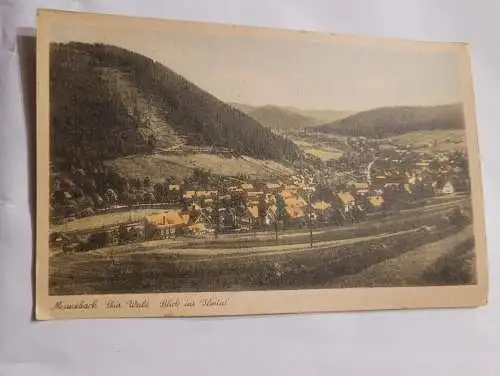 Manebach Thüringen Wald - Blick ins Ilmtal