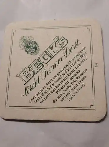 Bierdeckel - Becks (2)