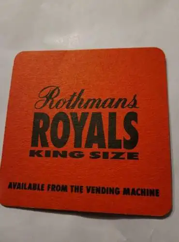 Bierdeckel - Rothmans Royals King Size