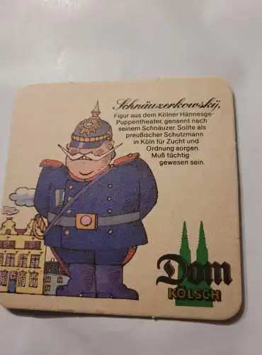 Bierdeckel - Dom Kölsch - Schnäuzerkowsky