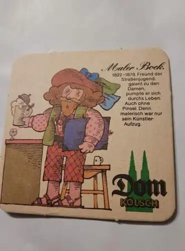 Bierdeckel - Dom Kölsch - Maler Bock