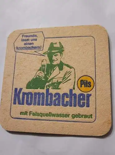 Bierdeckel - Krombacher Pils