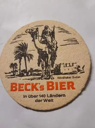 Bierdeckel - Becks Bier