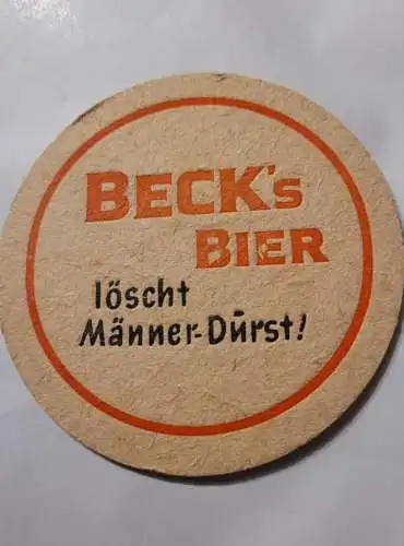 Bierdeckel - Becks Bier