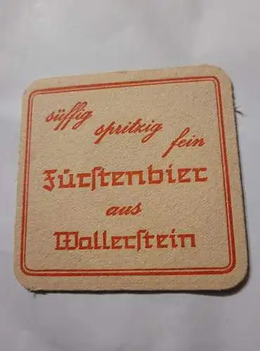 Bierdeckel - Fürstenbier - Wallerstein