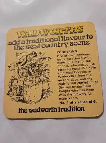 Bierdeckel - Wadworths