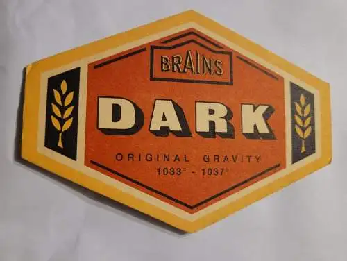 Bierdeckel - Brains - Dark