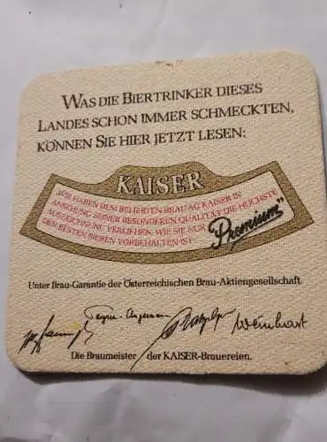 Bierdeckel - Kaiser Premium