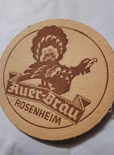 Bierdeckel - Auer-Bräu - Rosenheim