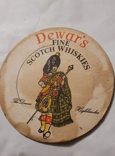 Bierdeckel - Dewars feine Scotch Whiskies