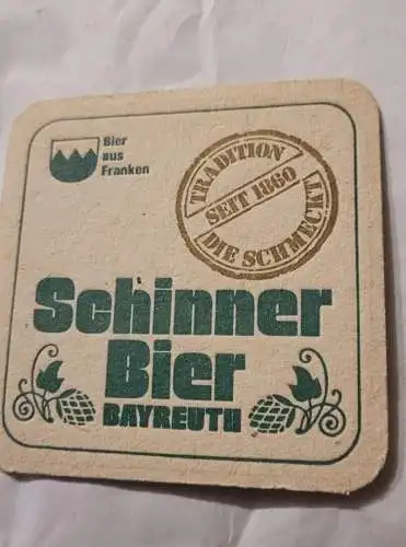 Bierdeckel - Schinner Bier - Bayreuth