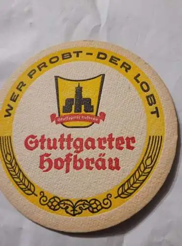 Bierdeckel - Stuttgarter Hofbräu