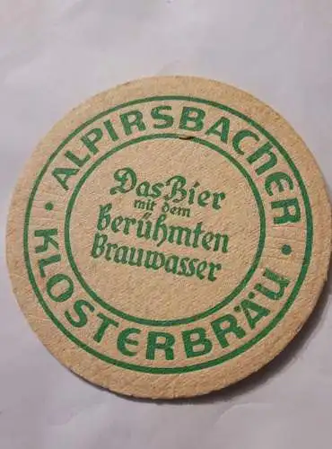 Bierdeckel - Alpiersbacher Klosterbräu