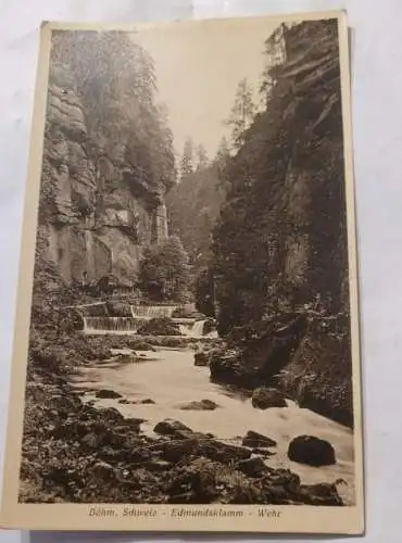 Böhm. Schweiz - Edmundsklamm Wehr