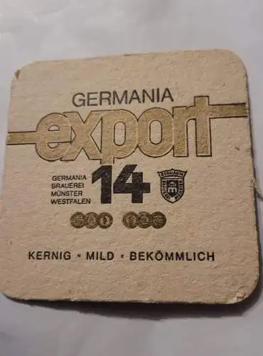 Bierdeckel - Germania Export 14