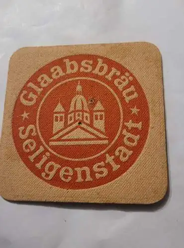 Bierdeckel - Glaabsbräu Seligenstadt