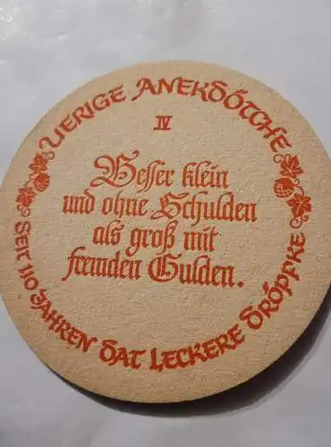 Bierdeckel - Uerige Obergärige Hausbrauerei