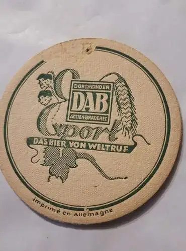 Bierdeckel - DAB - Dortmunder Actienbrauerei