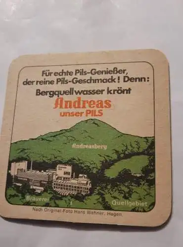 Bierdeckel - Andreas Pils