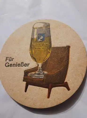 Bierdeckel - Hirsch Bräu Wurmlingen