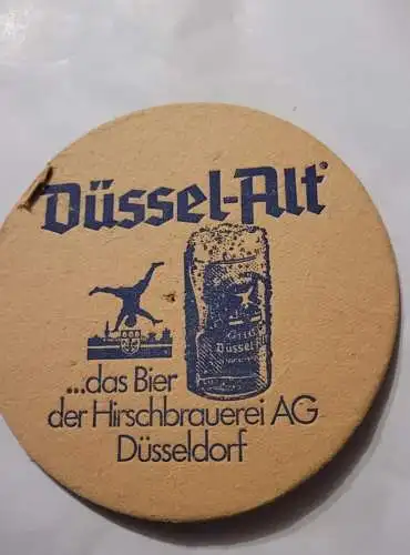 Bierdeckel - Düssel Alt - Hirschbrauerei