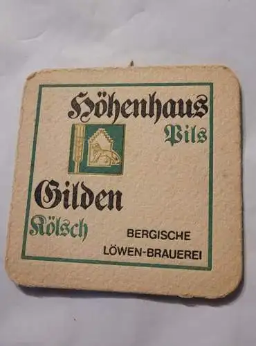 Bierdeckel - Höhenhaus Pils - Gilden Kölsch