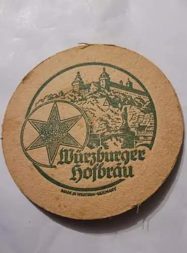 Bierdeckel - Würzburger Hofbräu