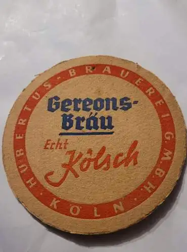 Bierdeckel - Echt Kölsch - Gereons Bräu (2)